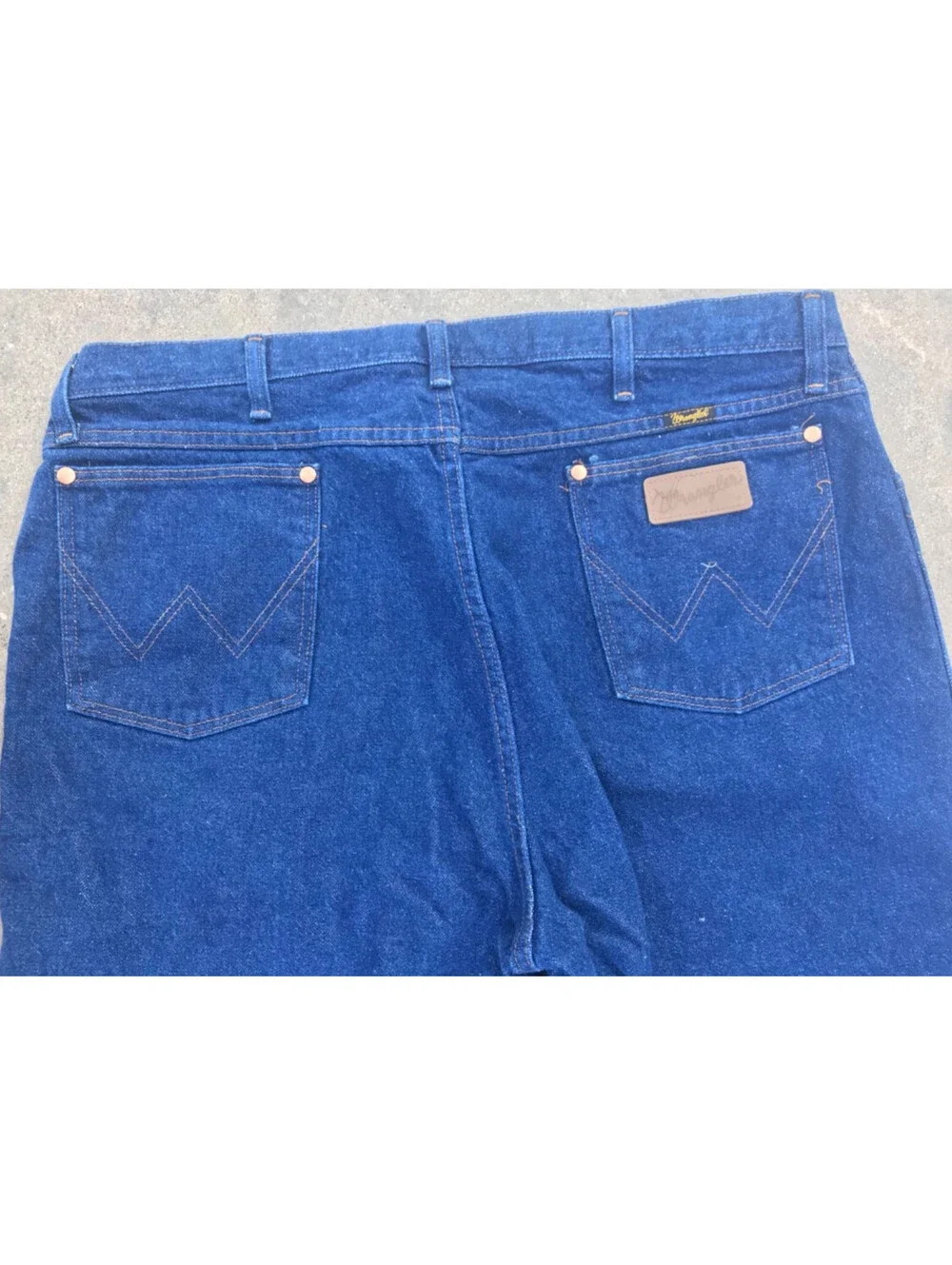 Vintage Wrangler Jeans 13MWZ Regular Fit Denim Blue Jeans Western Mens 42x34